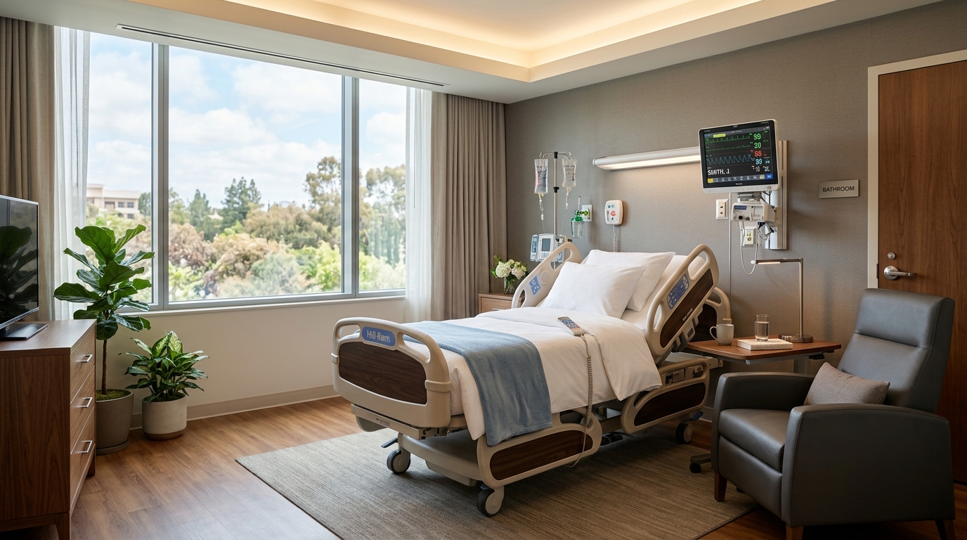 Comfortable Inpatient Recovery Room